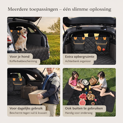 SafePaws™ Kofferbakmat voor Honden Waterdicht & Krasbestendig