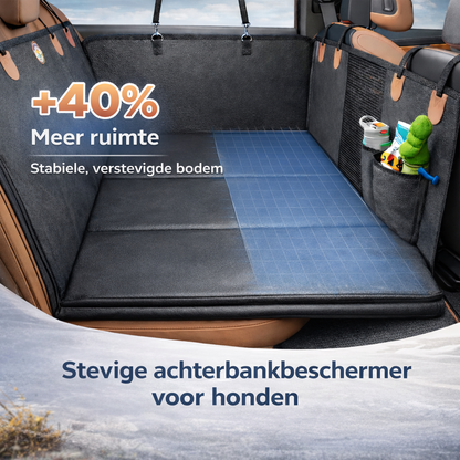 “SafePaws™ Achterbankbeschermer voor honden – veilig reizen zonder vieze autostoelen